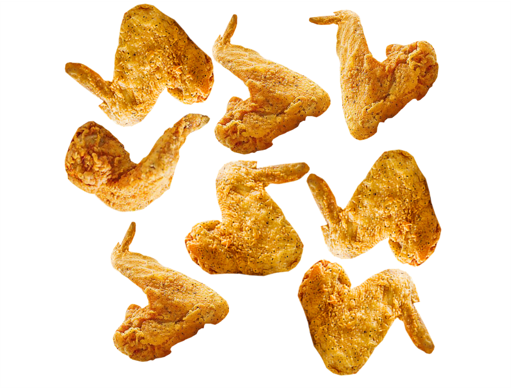 8 PCs Spicy Hot wings
